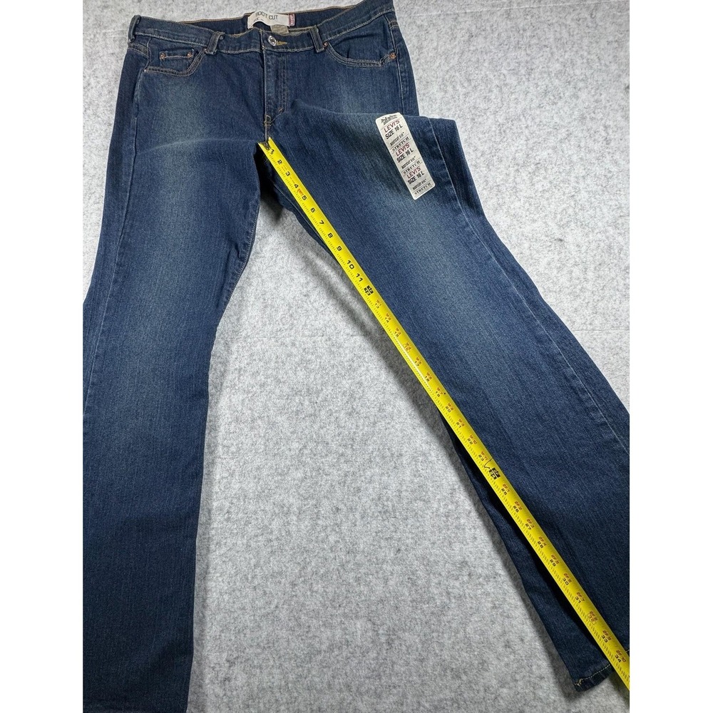 Levis 515 Bootcut Jeans Womens 16L Blue Medium Wash High Rise Stretch Denim - Picture 11 of 13